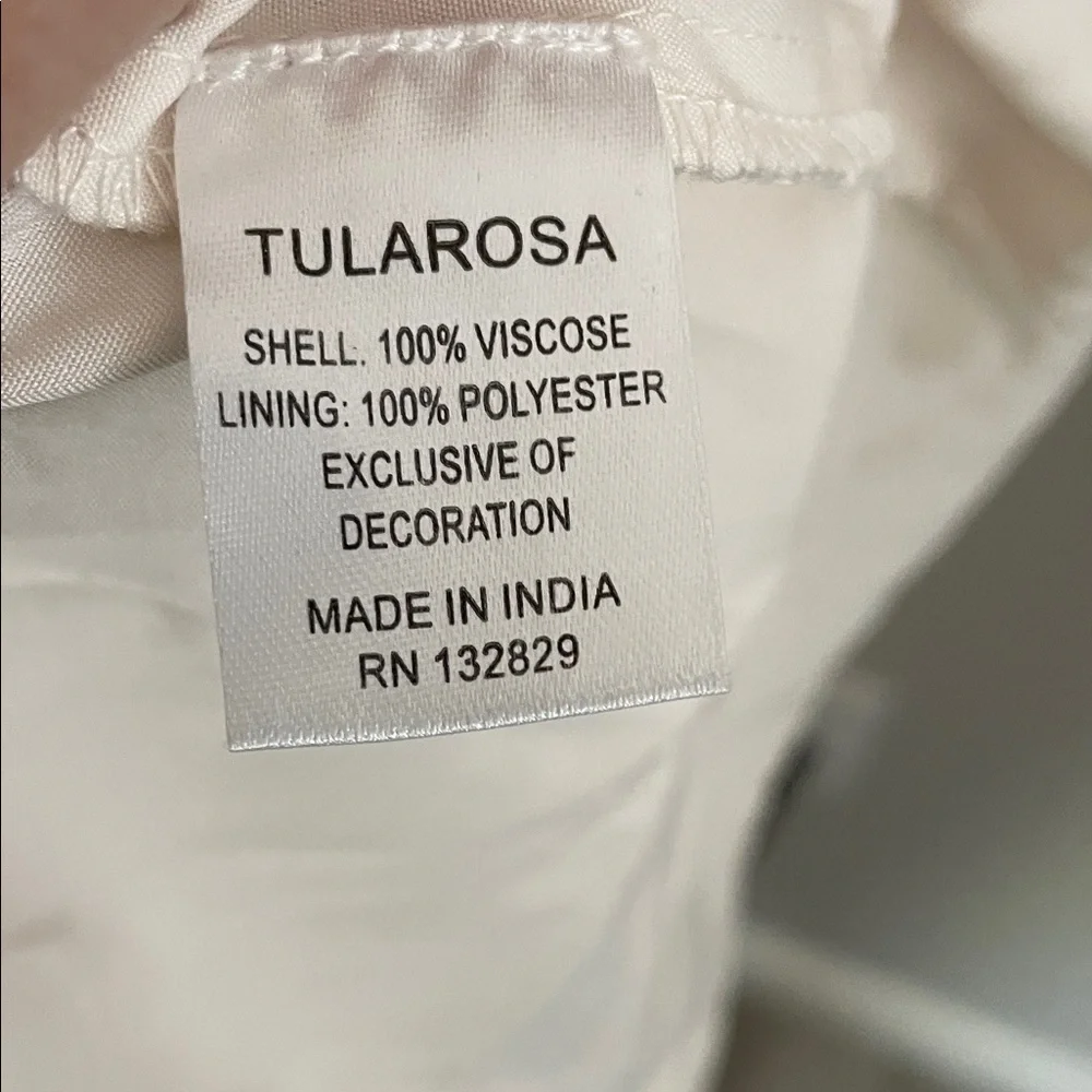 Tularosa Elegant Cream Dress - Picture 5 of 9